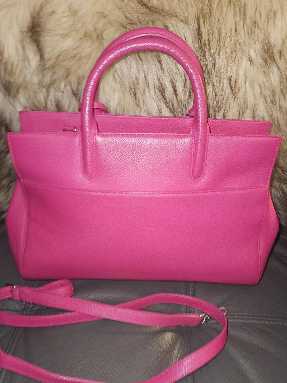 Yves Saint Laurent Two Way Satchel W/ COA